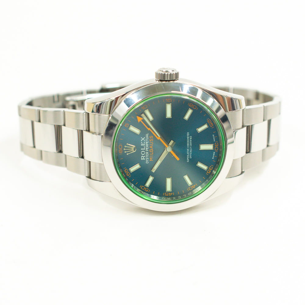 Rolex Milgauss Blue Dial 116400GV (2015)