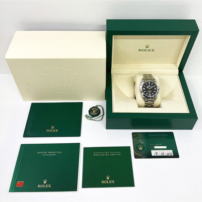 Rolex Explorer Black Dial 214270