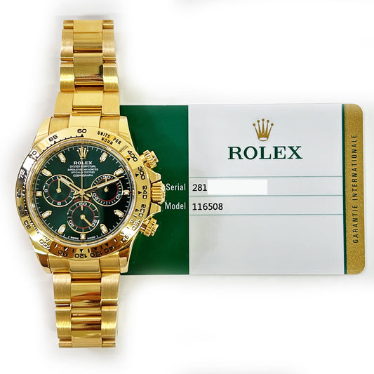 Rolex Daytona Green Dial 116508