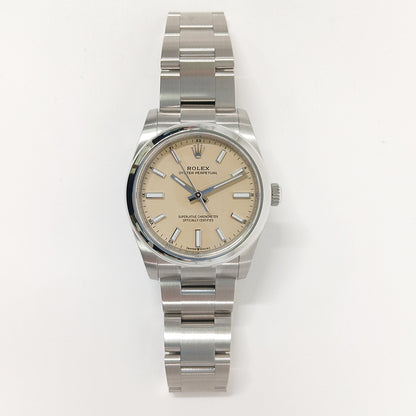 Rolex Oyster Perpetual 34mm Beige Dial 124200 (2025)