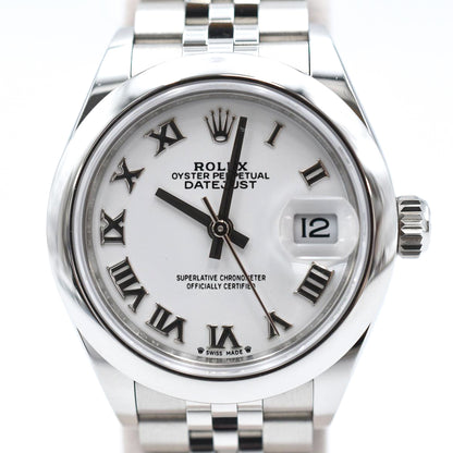 Rolex Datejust 28mm White Roman Dial 279160 (2023)