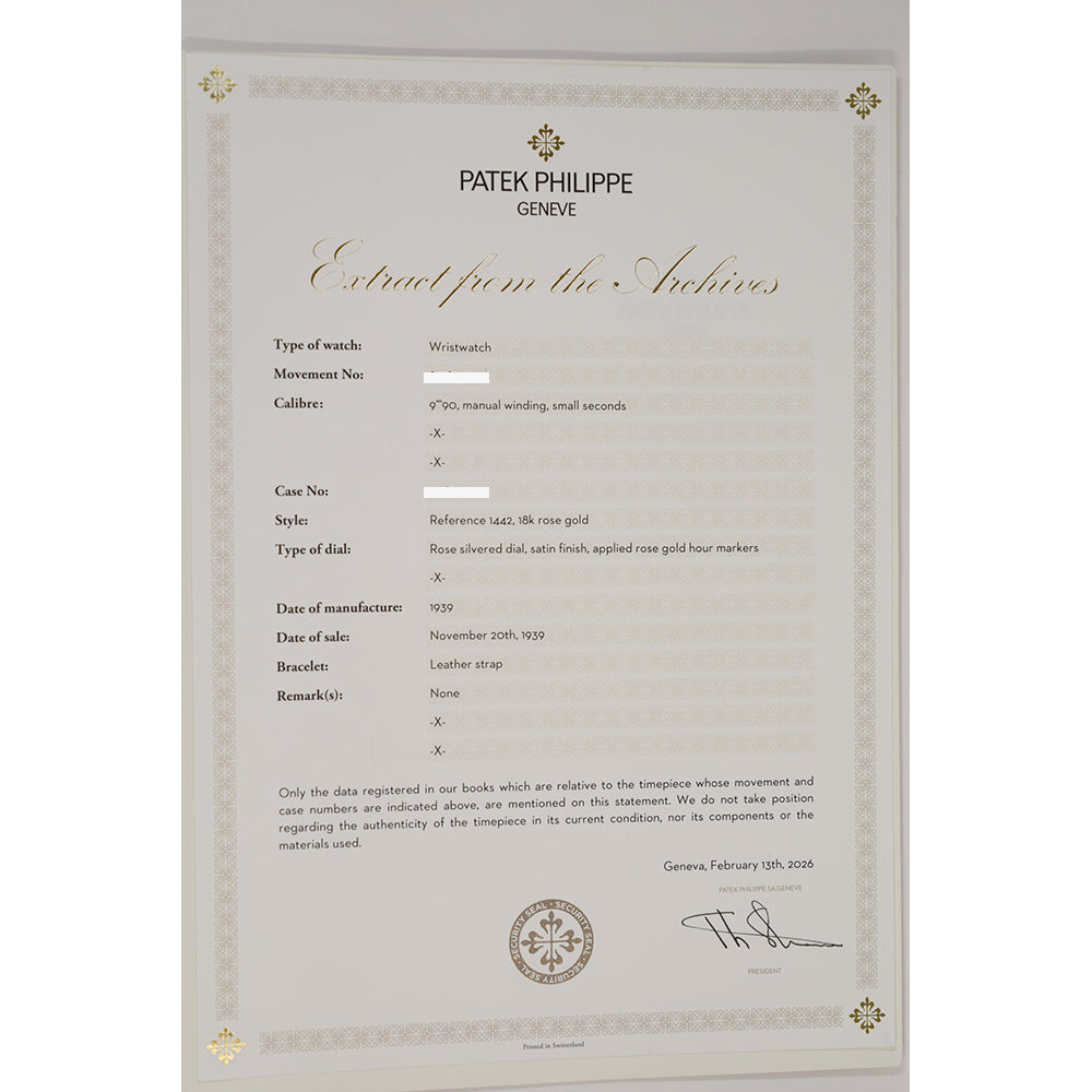 Patek Philippe 1442R
