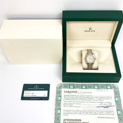 Rolex Datejust 31mm Ivory Dial 68273