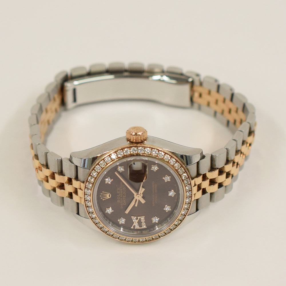 Rolex Datejust 28mm Chocolate Diamond Dial 279381RBR (2021)