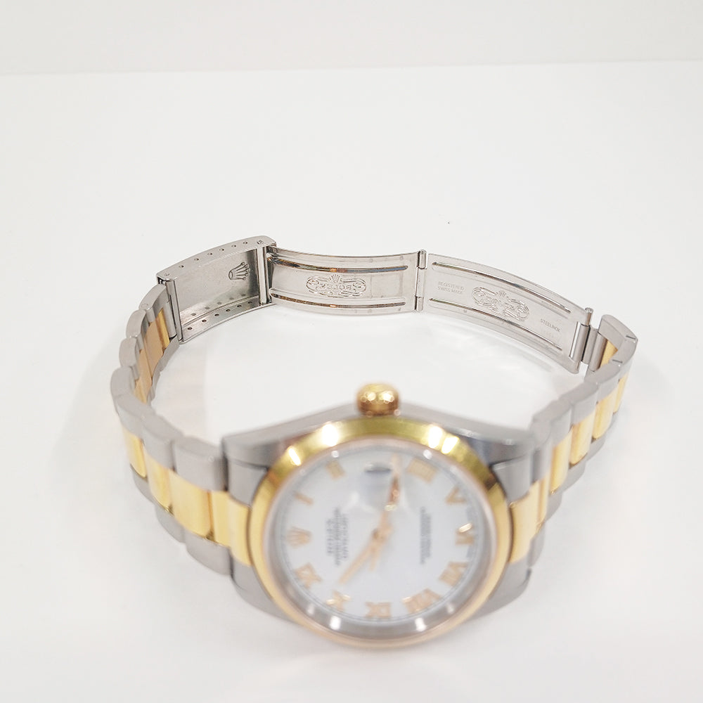 Rolex Datejust 36mm White Roman Dial 16203 (2003)