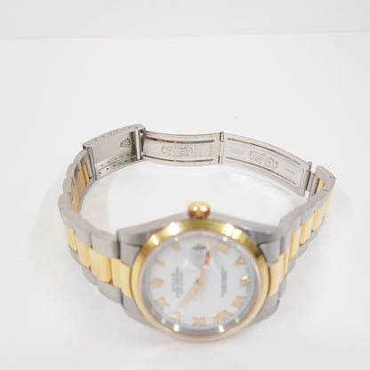 Rolex Datejust 36mm White Roman Dial 16203 (2003)