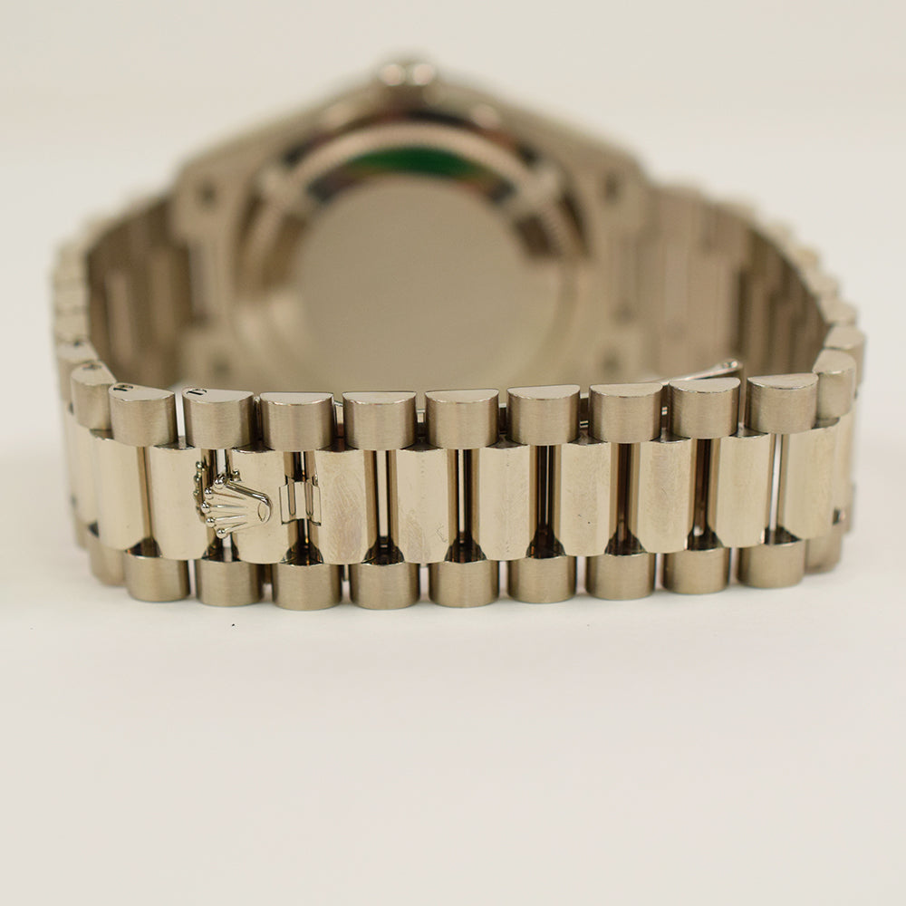Rolex Day-Date 36mm White Roman Dial 128349RBR (2025)