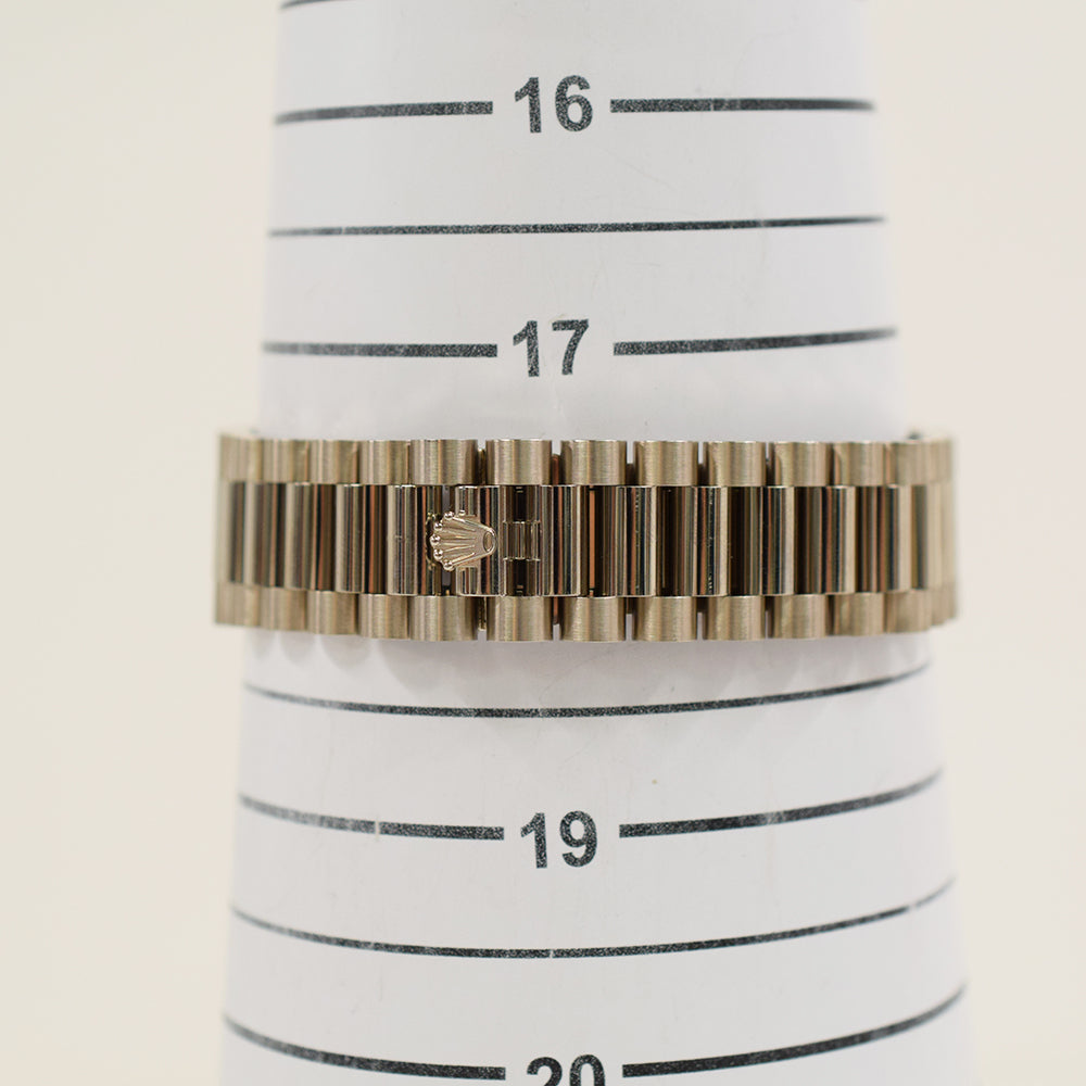 Rolex Day-Date 36mm White Roman Dial 128349RBR (2025)