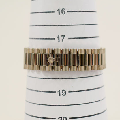 Rolex Day-Date 36mm White Roman Dial 128349RBR (2025)