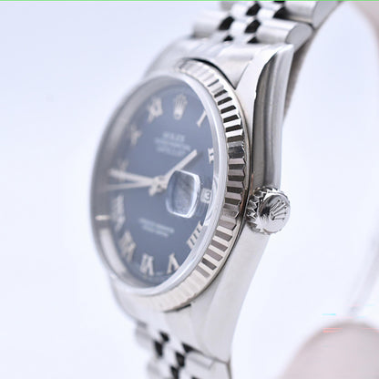 Rolex Datejust 36mm Blue Roman Dial 16234 (1996)