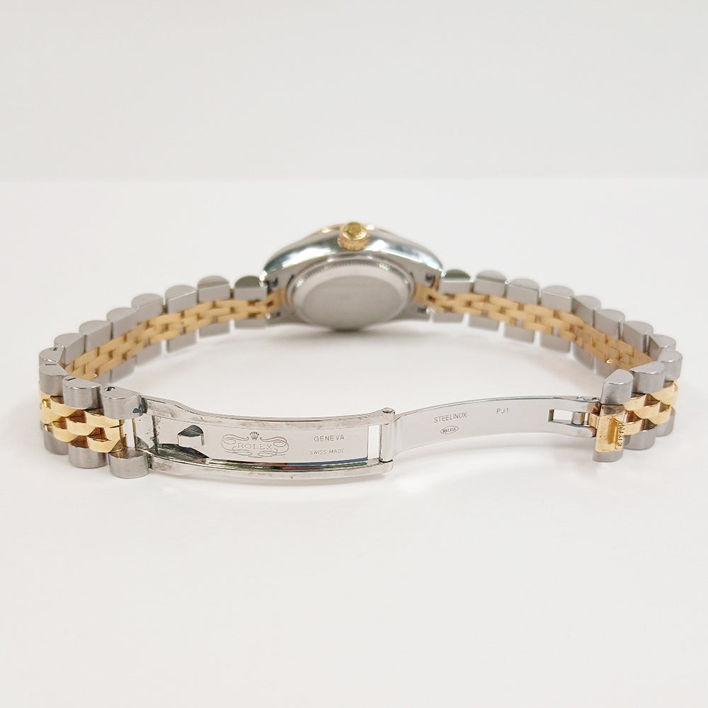 Rolex Lady Datejust 26mm Champagne Sunbeam Roman Dial 179173 (2008)