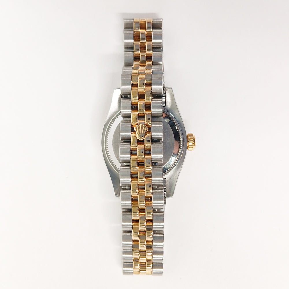 Rolex Lady Datejust 26mm Champagne Sunbeam Roman Dial 179173 (2008)