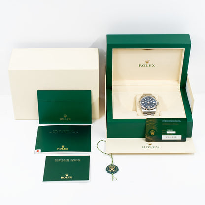 Rolex Oyster Perpetual 41mm Blue Dial 124300 (2024)