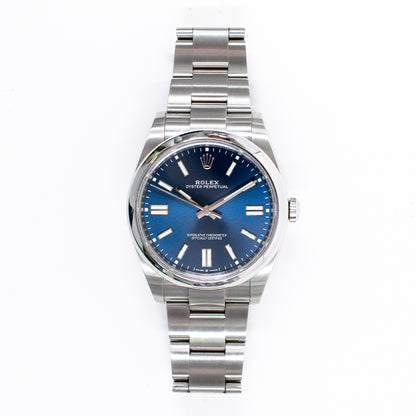 Rolex Oyster Perpetual 41mm Blue Dial 124300 (2024)
