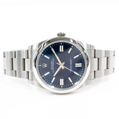 Rolex Oyster Perpetual 41mm Blue Dial 124300 (2024)