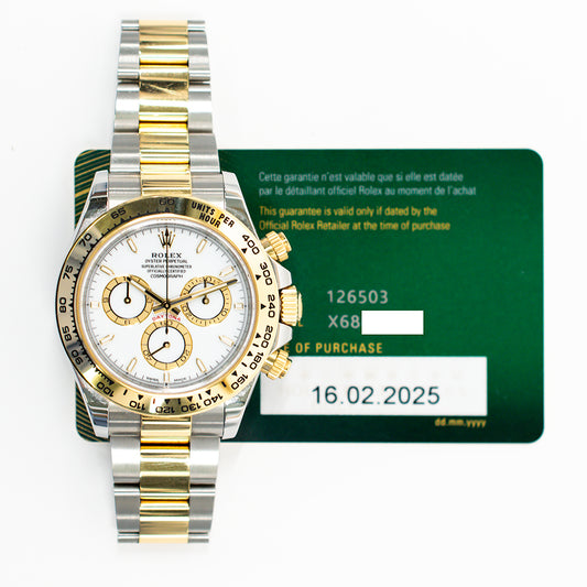 Rolex Daytona White Dial 126503 (2025)