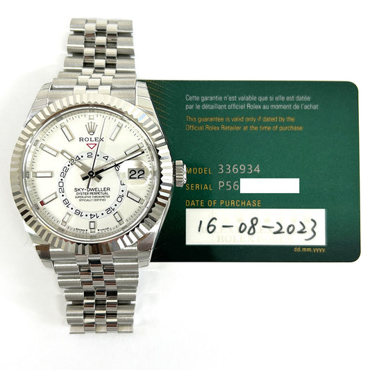 Rolex Sky-Dweller White Dial 336934