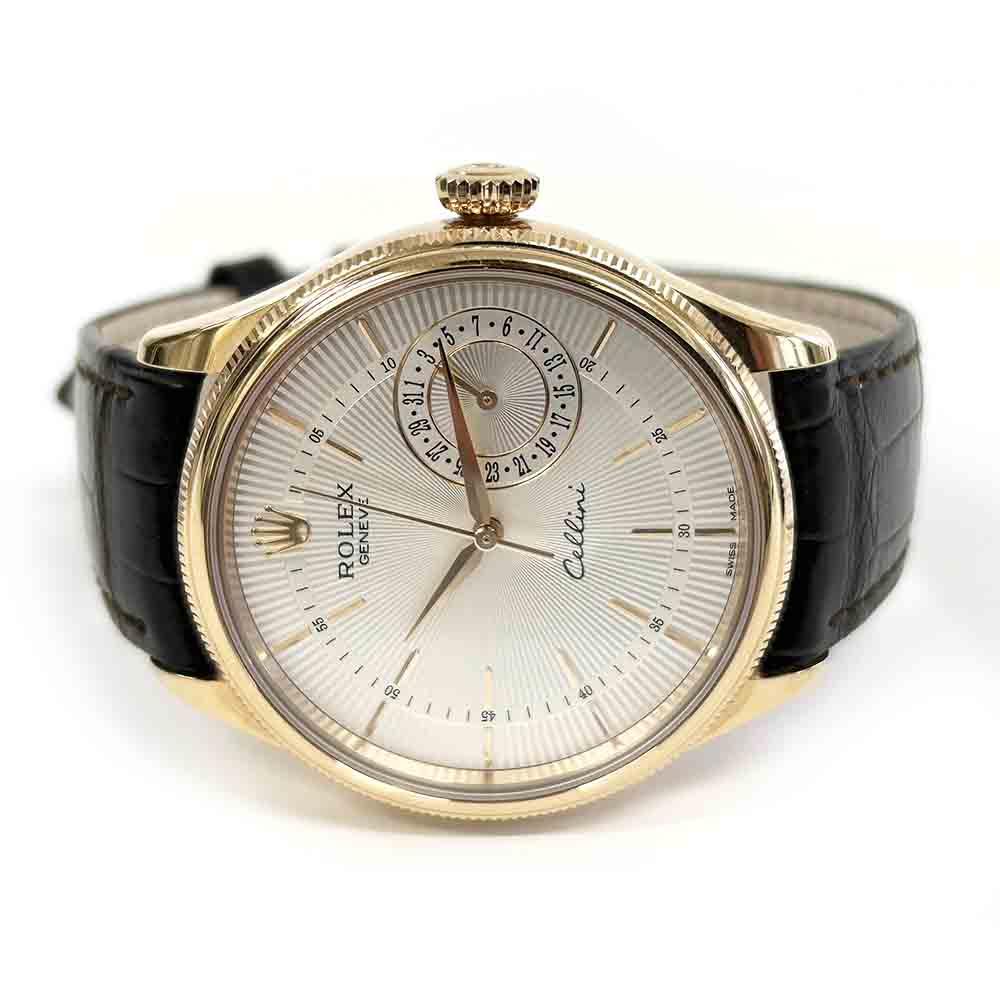 Rolex Cellini Date Silver Dial 50515