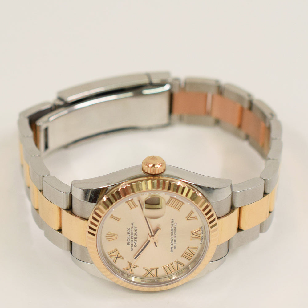 Rolex Datejust 31mm Pink Roman Dial 178271 (2018)