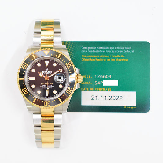 Rolex Sea-Dweller 43mm Black Dial 126603 (2022)