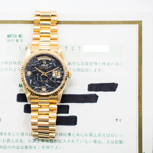 Rolex Day-Date 36mm Ammonite Dial 18238 2BR (1998)