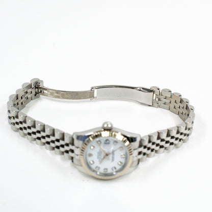Rolex Lady Datejust 26mm White Diamond Dial 179174G (2011)