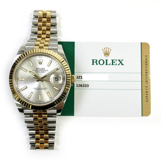 Rolex Datejust 41mm Silver Dial Oyster 126333 (2019)