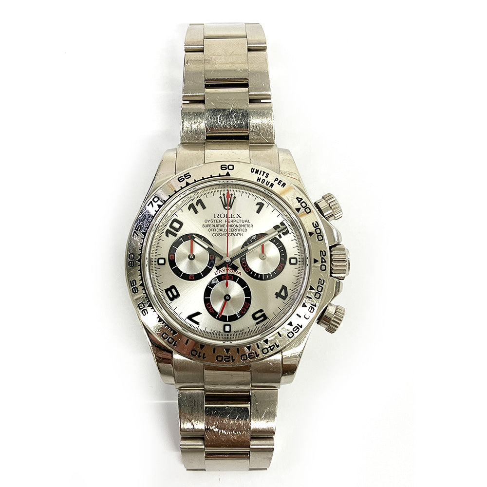 Rolex Daytona Silver Arabic Dial 116509