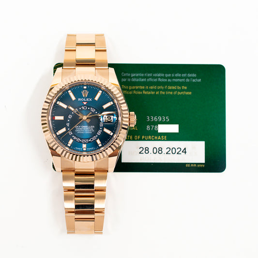 Rolex Sky-Dweller 42mm Rose Dial 336935 (2024)