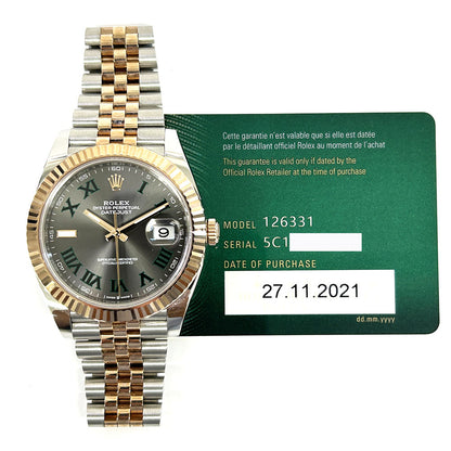 Rolex Datejust 41mm Wimbledon Dial 126331