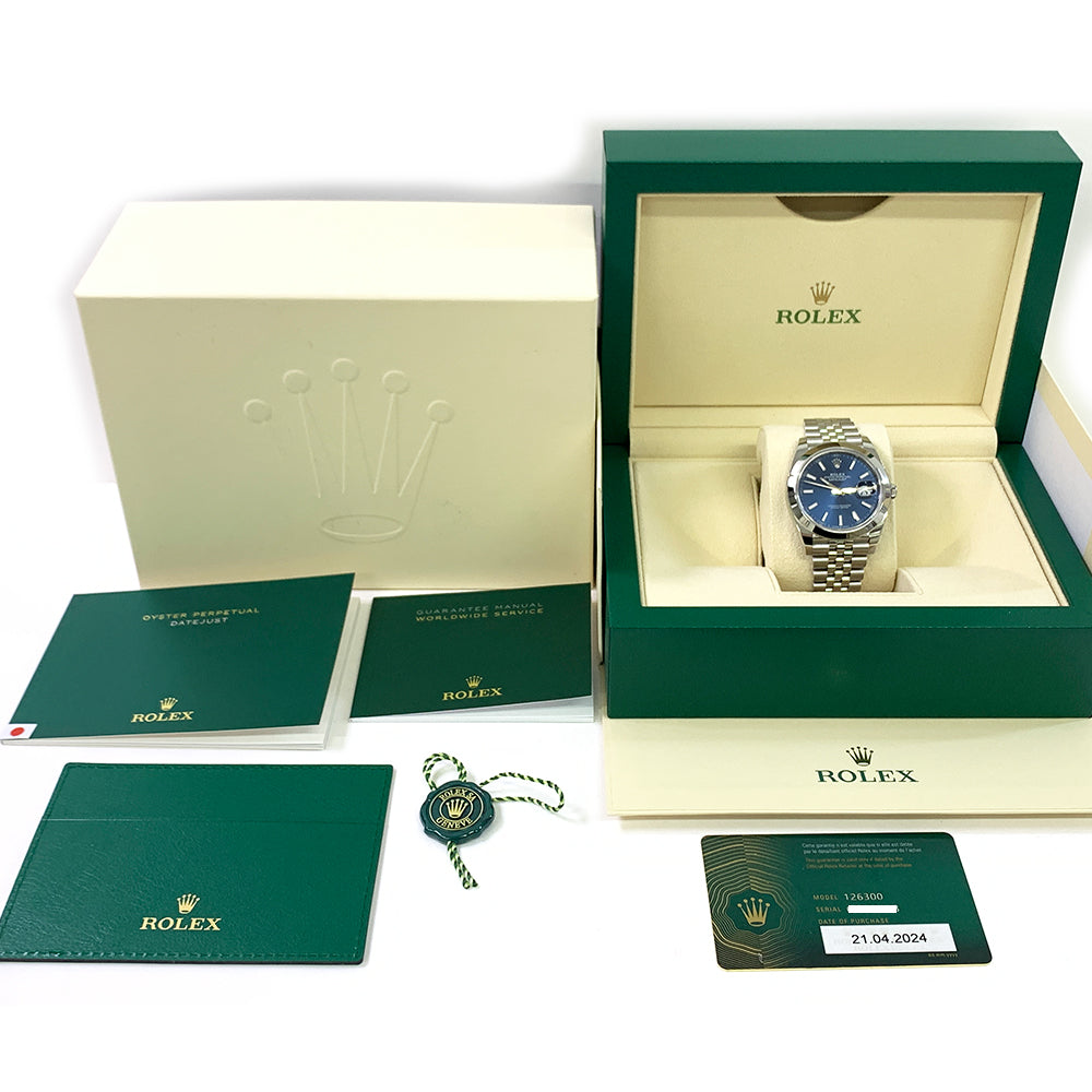 Rolex Datejust 41mm Blue Dial 126300