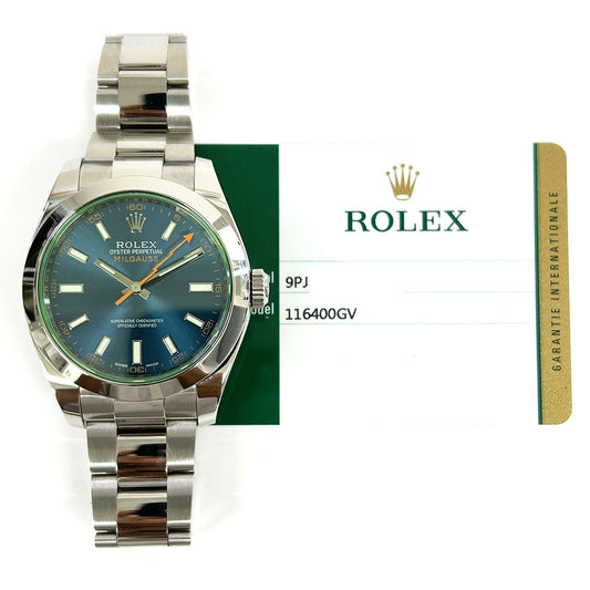 Rolex Milgauss Blue Dial 116400GV