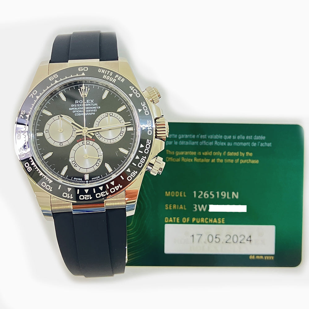 Rolex Cosmograph Daytona Black Dial 126519LN