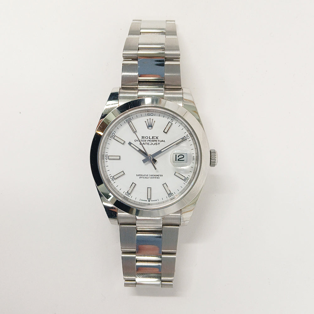 Rolex Datejust 41mm White Dial 126300 (2020)
