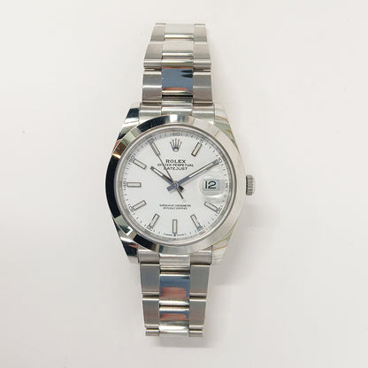 Rolex Datejust 41mm White Dial 126300 (2020)
