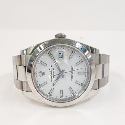 Rolex Datejust 41mm White Dial 126300 (2020)