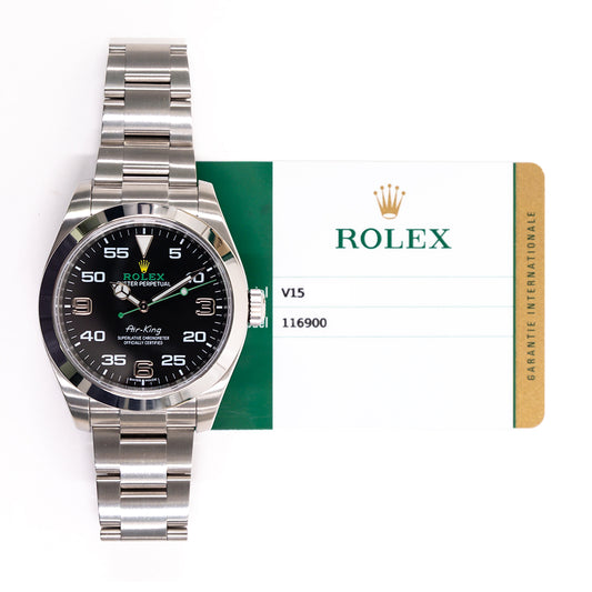 Rolex Air-King 40mm Black Dial 116900 (2017)