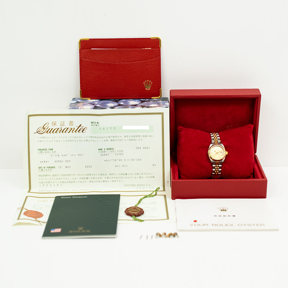 Rolex Lady Datejust 26mm Champagn Dial 79173 (2002)
