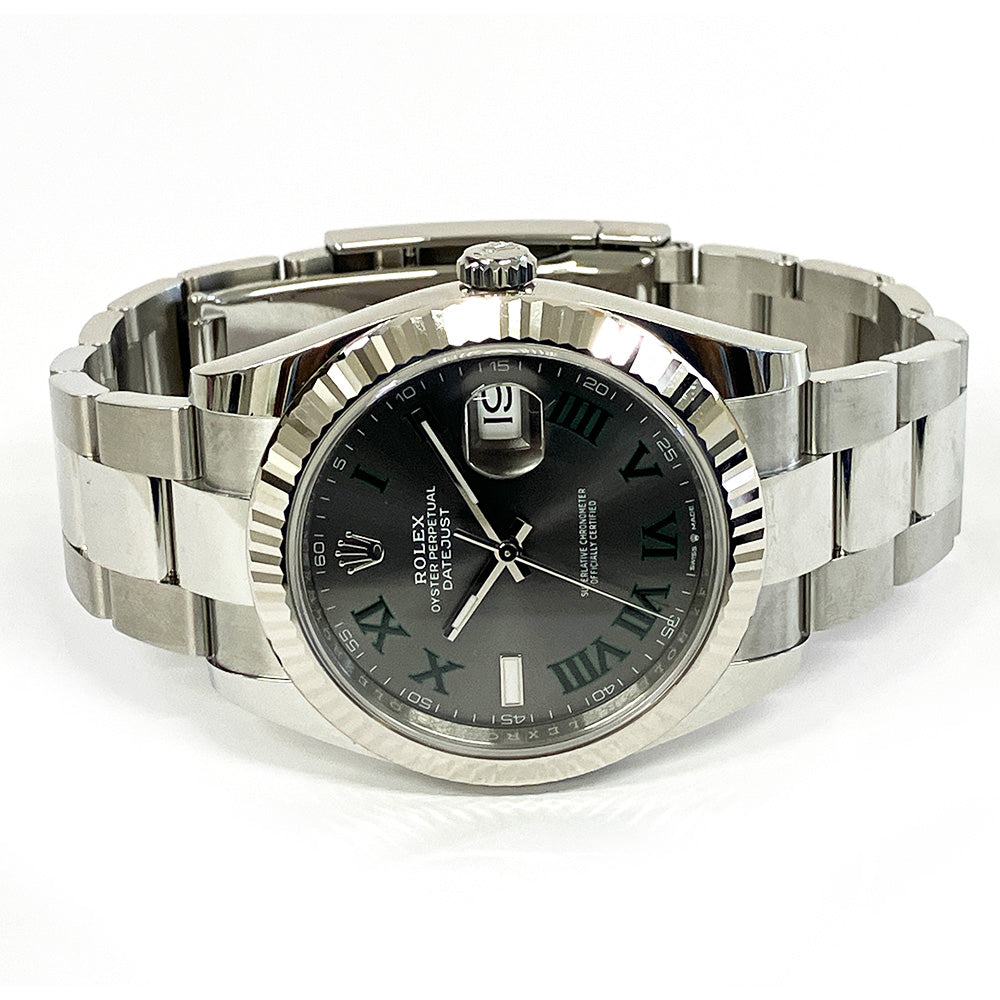 Rolex Datejust 41mm Wimbledon Dial Oyster 126334