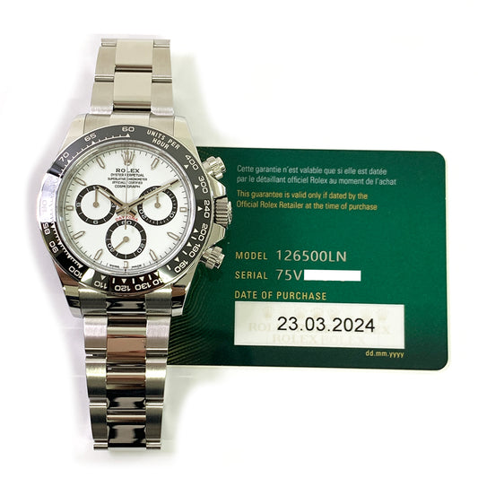 Rolex Daytona White Dial 126500