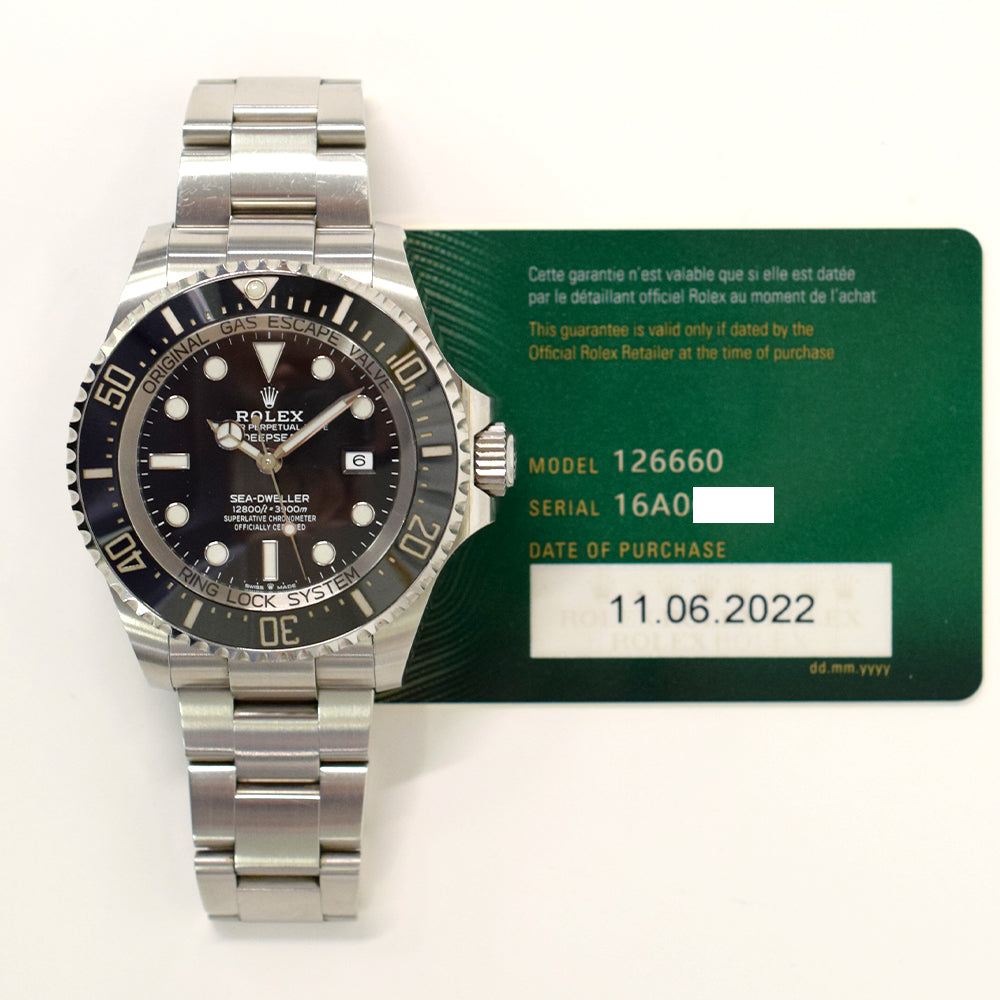 Rolex Deepsea 44mm Black Dial 126660 (2022)