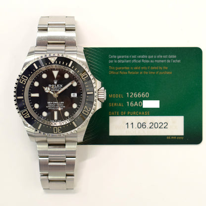 Rolex Deepsea 44mm Black Dial 126660 (2022)