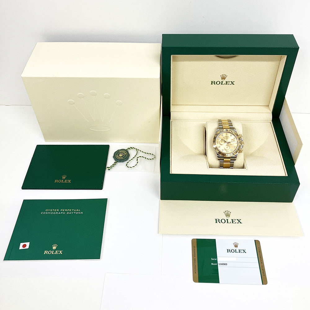 Rolex Daytona Champagne Diamond Dial 116503