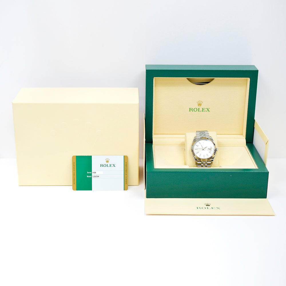 Rolex Datejust 41mm Silver Dial 126334 (2018)