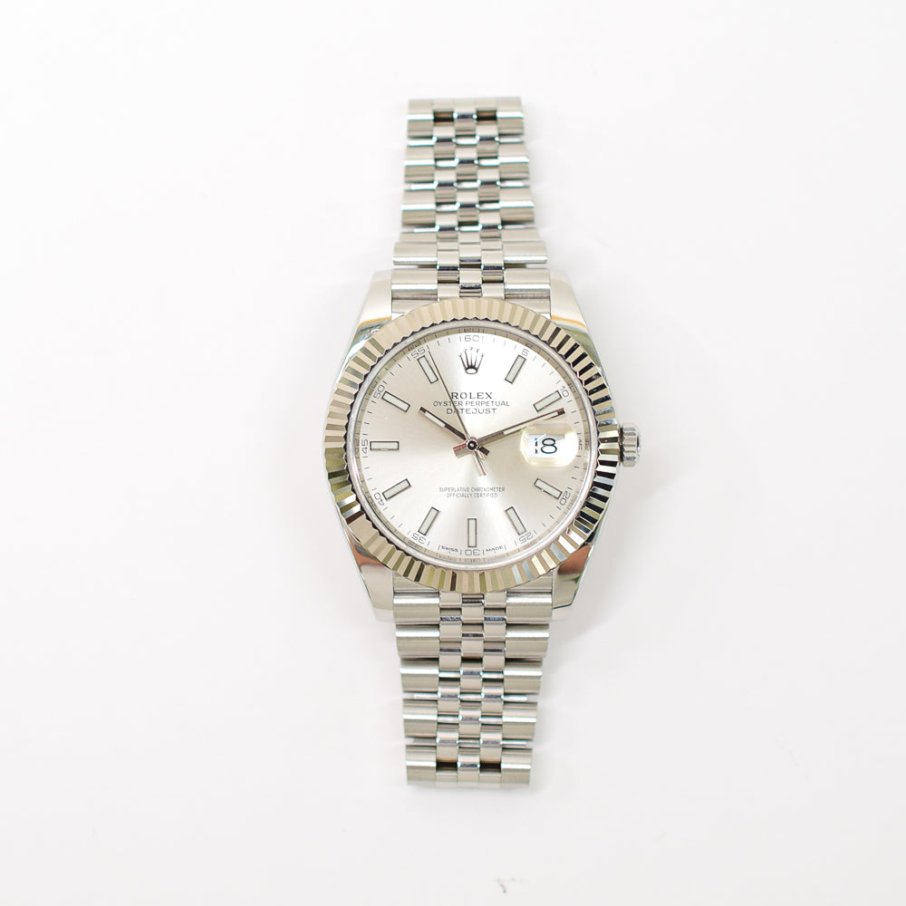 Rolex Datejust 41mm Silver Dial 126334 (2018)