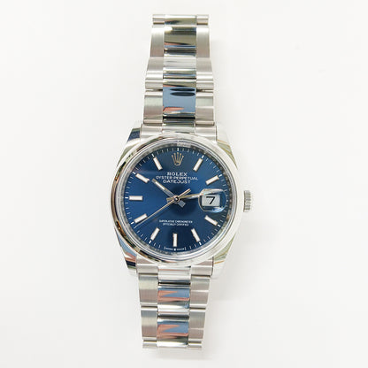 Rolex Datejust 36mm Blue Dial 126200 (2025)