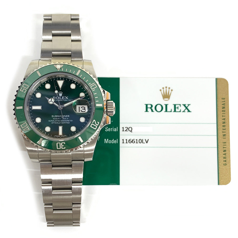 Rolex Submariner Date Hulk Dial 116610LV