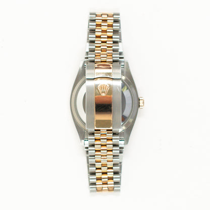 Rolex Datejust 36mm Chocolate Jubilee Diamond Dial 126281RBR (2018)