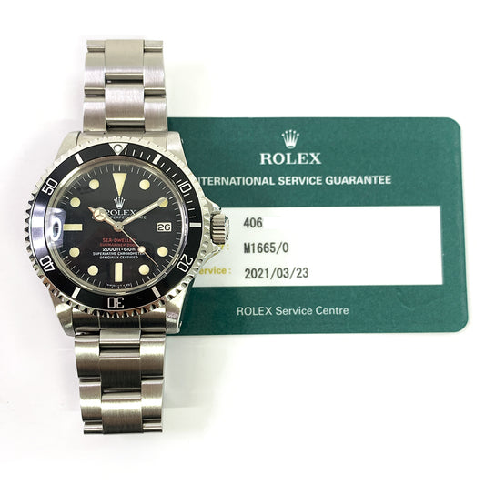 Rolex Sea-Dweller Black Dial 1665