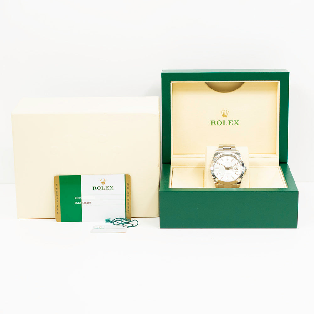 Rolex Datejust 41mm Silver Dial 126300 (2020)
